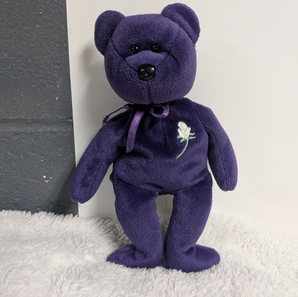 Ty Beanie Baby "Princess" Bear Princess Diana